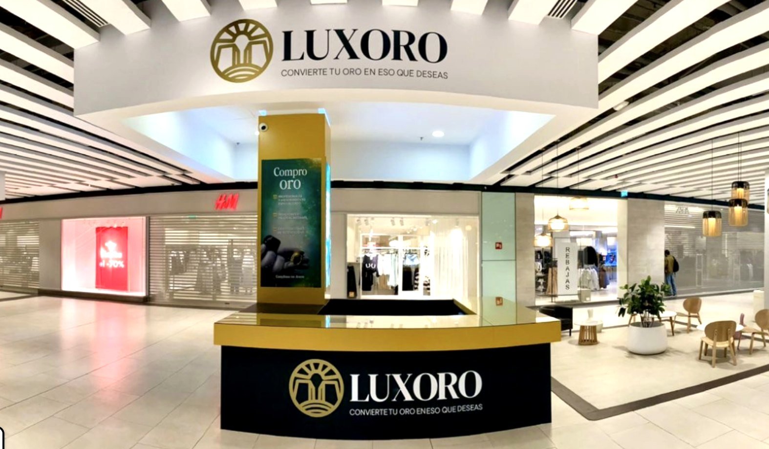 Córner Luxoro Málaga · C.C. Larios · compro oro